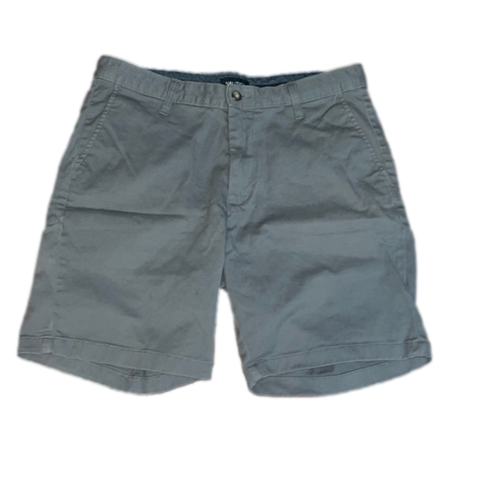 size 34 grey nautica “the deck short” stretch